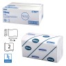 Полотенца бумажные 186 шт., KIMBERLY-CLARK Kleenex, КОМПЛЕКТ 15 шт., Ultra, 2-х слойные, белые, 21х21,5 см, Interfold, 6789