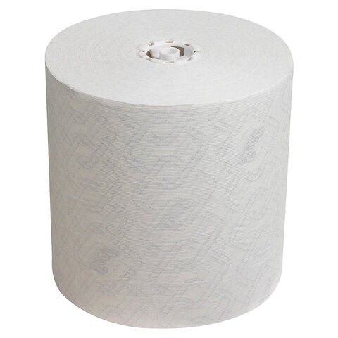 Полотенца бумажные рулонные KIMBERLY-CLARK Scott, КОМПЛЕКТ 6шт, 350м, белые, арт. 6691
