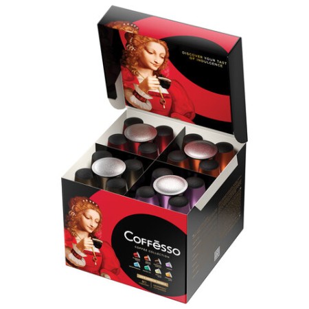 Кофе в капсулах 80 порций "Ассорти 8 вкусов" для Nespresso, COFFESSO, 101741