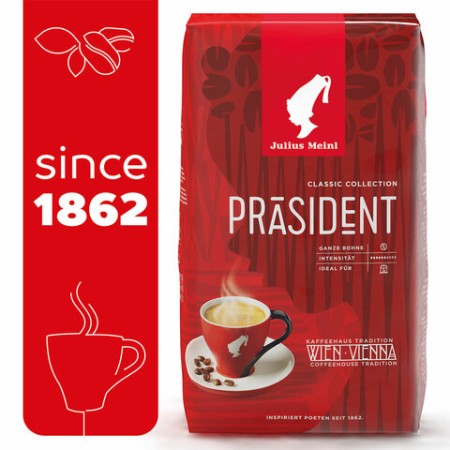 Кофе в зернах JULIUS MEINL "Prasident Classic Collection" 1 кг, ИТАЛИЯ, 89933