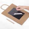 Пакет подарочный КОМПЛЕКТ 7 штук, 26x13x32 см, скретч-слой + стилус, "Brown Kraft", ЗОЛОТАЯ СКАЗКА, 591968