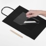 Пакет подарочный КОМПЛЕКТ 7 штук, 26x13x32 см, скретч-слой + стилус, "Black Kraft", ЗОЛОТАЯ СКАЗКА, 591970
