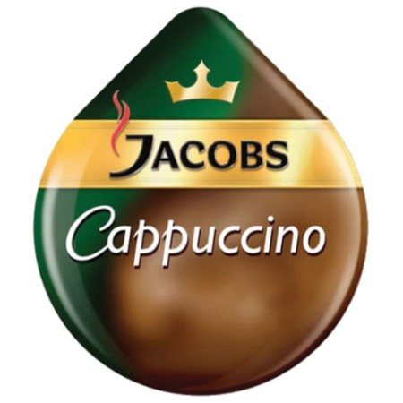 Кофе в капсулах JACOBS "Cappuccino" для кофемашин Tassimo, 8 порций (16 капсул), ГЕРМАНИЯ, 8052279