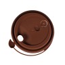 Крышка для стакана d80 (PP) цветная с питейником (1000 шт.)